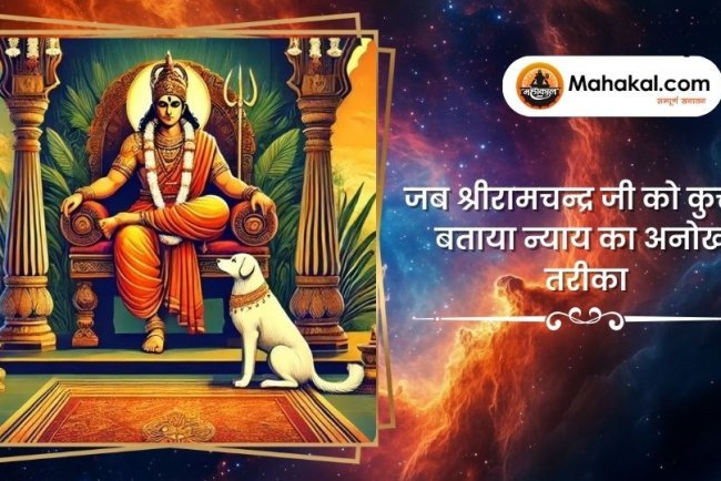 जब श्रीरामचन्द्र जी को कुत्ते ने बताया न्याय का अनोखा तरीका