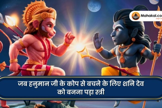 जब हनुमान जी के कोप से बचने के लिए शनि देव को बनना पड़ा स्त्री