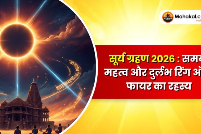 सूर्य ग्रहण 2026: समय, महत्व और दुर्लभ रिंग ऑफ फायर ग्रहण की संपूर्ण जानकारी