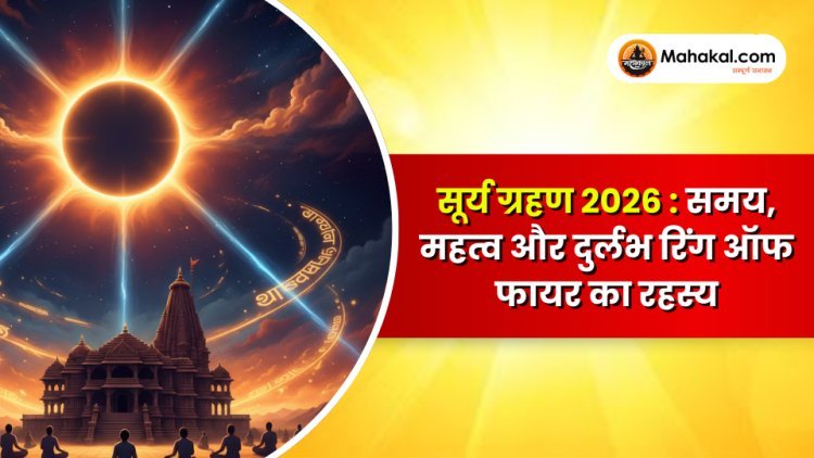 सूर्य ग्रहण 2026: समय, महत्व और दुर्लभ रिंग ऑफ फायर ग्रहण की संपूर्ण जानकारी