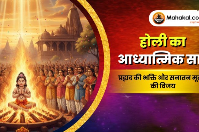 होली का आध्यात्मिक सार : प्रह्लाद, भक्ति और सनातन मूल्यों की विजय