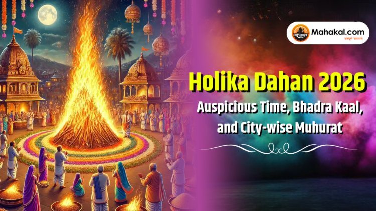 Holika Dahan 2026: Auspicious Time, Bhadra Kaal, and City-wise Muhurat