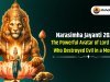 Narasimha Jayanti 2026 : The Powerful Avatar of Lord Vishnu Who Destroyed Evil in a Moment
