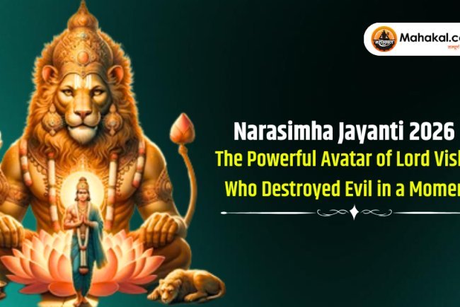 Narasimha Jayanti 2026 : The Powerful Avatar of Lord Vishnu Who Destroyed Evil in a Moment