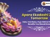 Apara Ekadashi 2026 Tomorrow: Date, Vrat Rules, Puja Vidhi & Powerful Benefits You Should Know