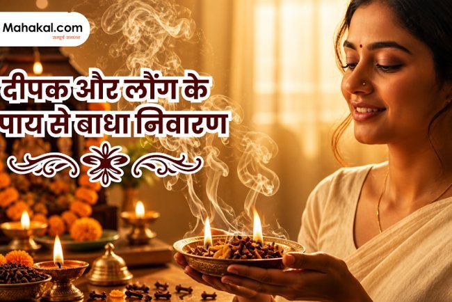 दीपक और लौंग से बाधा निवारण के उपाय