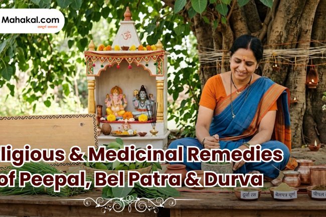 Religious & Medicinal Remedies of Peepal, Bel Patra & Durva