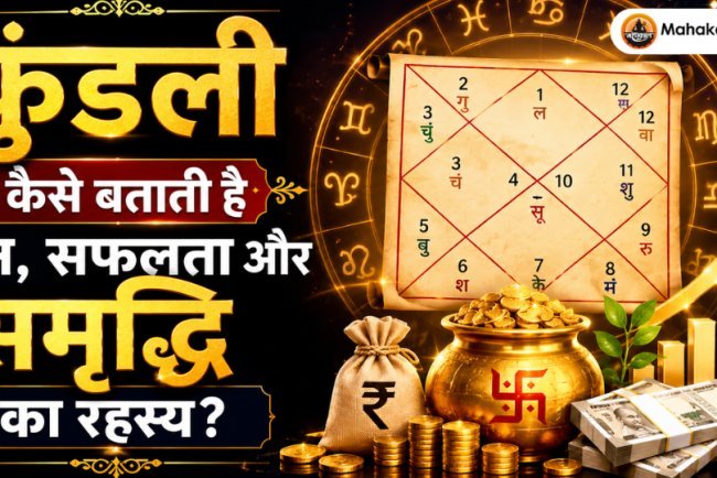 कुंडली कैसे बताती है धन, सफलता और समृद्धि का रहस्य?