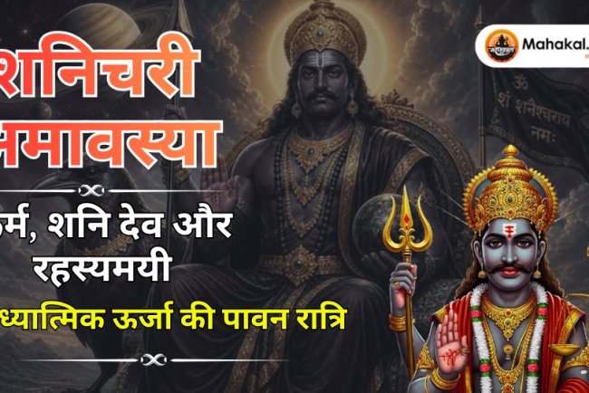 शनिचरी अमावस्या : कर्म, शनि देव और रहस्यमयी आध्यात्मिक ऊर्जा की पावन रात्रि