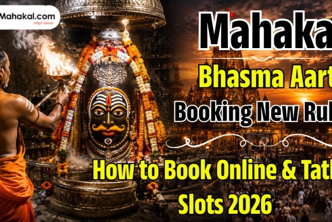 New Mahakal Bhasma Aarti Booking Rules : How to Book Online & Tatkal Slots 2026 