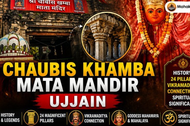Chaubis Khamba Mata Mandir Ujjain : History, 24 Pillars, Vikramaditya Connection & Spiritual Significance