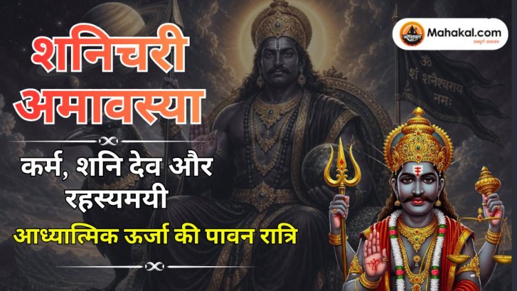 शनिचरी अमावस्या : कर्म, शनि देव और रहस्यमयी आध्यात्मिक ऊर्जा की पावन रात्रि