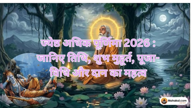 ज्येष्ठ अधिक पूर्णिमा 2026 : जानिए तिथि, शुभ मुहूर्त, पूजा-विधि और दान का महत्व
