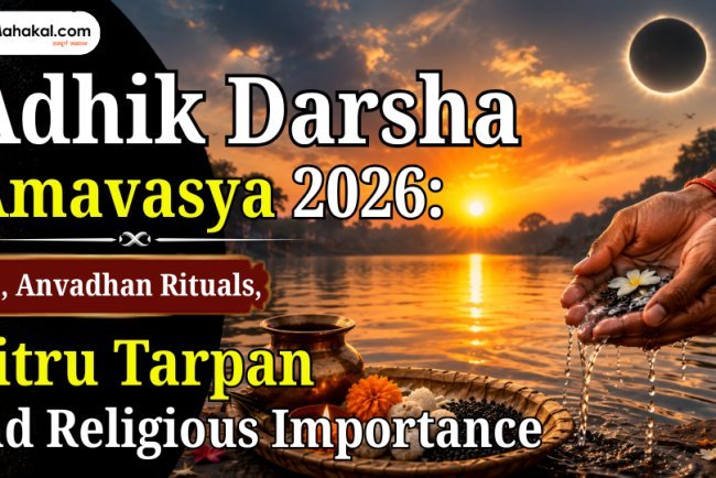 Adhik Darsha Amavasya 2026: Date, Anvadhan Rituals, Pitru Tarpan and Religious Importance
