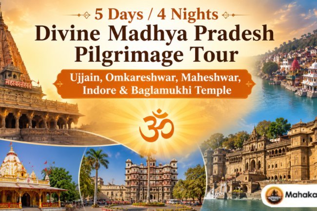 5 Days / 4 Nights Divine Madhya Pradesh Pilgrimage Tour – Ujjain, Omkareshwar, Maheshwar, Indore & Baglamukhi Temple