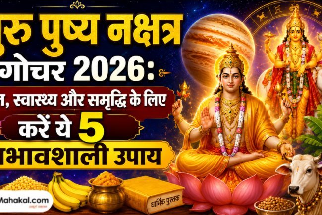 गुरु पुष्य नक्षत्र गोचर 2026: धन, स्वास्थ्य और समृद्धि के लिए करें ये 5 प्रभावशाली उपाय