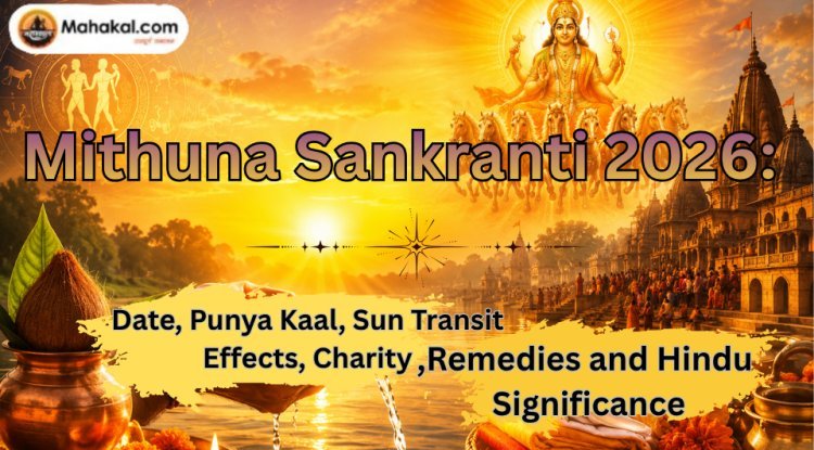 Mithuna Sankranti 2026: Date, Punya Kaal, Sun Transit Effects, Charity, Remedies and Hindu Significance