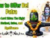 How to Offer Bel Patra to Lord Shiva: Rules & Significance