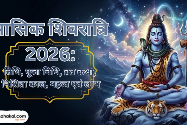 मासिक शिवरात्रि 2026: तिथि, पूजा विधि, व्रत कथा, निशिता काल, महत्व एवं लाभ