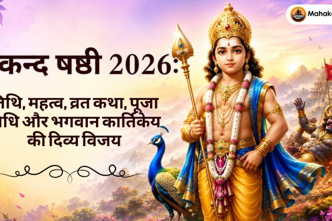 स्कन्द षष्ठी 2026: तिथि, शुभ मुहूर्त, महत्व, व्रत कथा, पूजा विधि, मंत्र और भगवान कार्तिकेय की दिव्य विजय