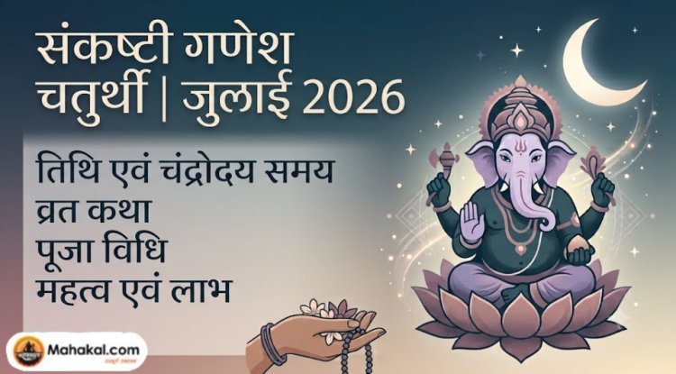 जुलाई 2026 की संकष्टी गणेश चतुर्थी: तिथि, चंद्रोदय समय, व्रत कथा, पूजा विधि, महत्व एवं लाभ