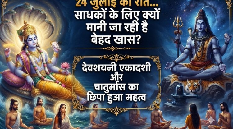 24 जुलाई 2026 की रात साधकों के लिए क्यों मानी जा रही है बेहद खास? देवशयनी एकादशी और चातुर्मास का छिपा हुआ महत्व