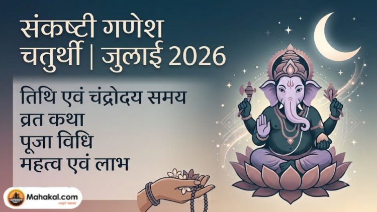 जुलाई 2026 की संकष्टी गणेश चतुर्थी: तिथि, चंद्रोदय समय, व्रत कथा, पूजा विधि, महत्व एवं लाभ