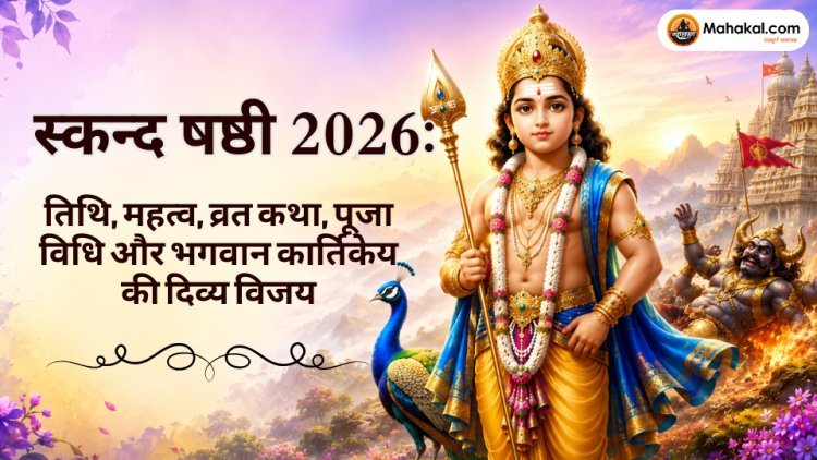 स्कन्द षष्ठी 2026: तिथि, शुभ मुहूर्त, महत्व, व्रत कथा, पूजा विधि, मंत्र और भगवान कार्तिकेय की दिव्य विजय
