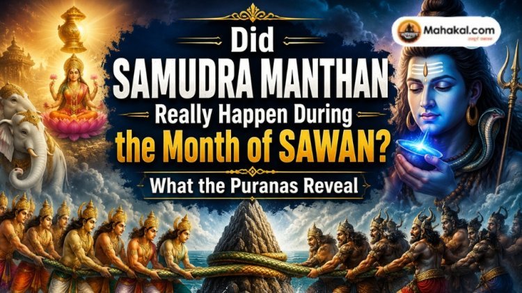 Did Samudra Manthan Really Happen During the Month of Sawan? What the Puranas Reveal