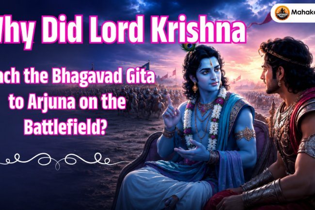 Why Did Lord Krishna Teach the Bhagavad Gita to Arjuna on the Battlefield? The Spiritual Mystery Behind the Gita