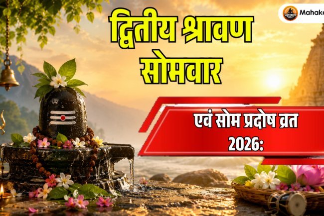 द्वितीय श्रावण सोमवार एवं सोम प्रदोष व्रत 2026: पूजा विधि, शुभ मुहूर्त, महत्व और उपाय