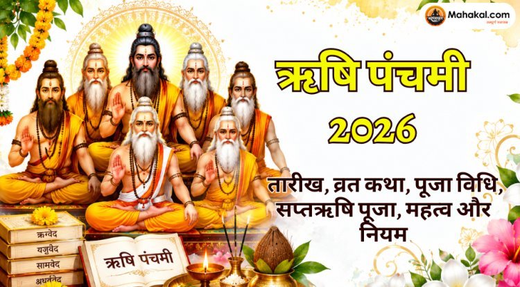 ऋषि पंचमी 2026: तारीख, व्रत कथा, पूजा विधि, सप्तऋषि पूजा और महत्व