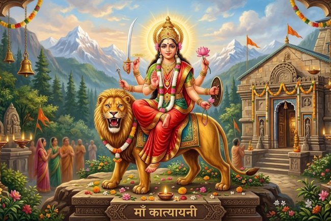 माँ कात्यायनी की पूजा नवरात्रि के छठे दिन ही क्यों की जाती है? जानिए पौराणिक कथा, पूजा विधि और धार्मिक महत्व