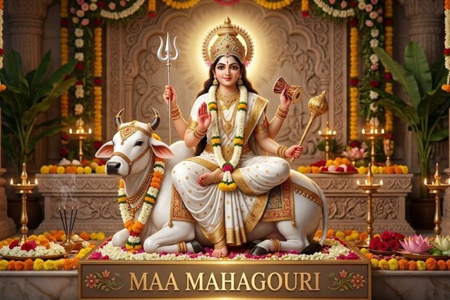 Why Is Maa Mahagauri Called the Symbol of Peace and Purity? Know the Significance of Navratri Ashtami and Her Worship