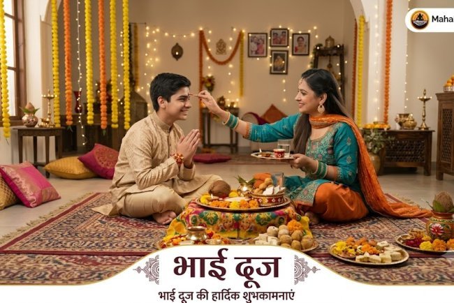 भाई दूज क्यों मनाई जाती है? जानिए भाई-बहन के पवित्र रिश्ते, तिलक की परंपरा और धार्मिक महत्व