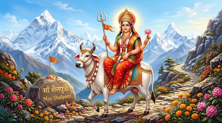 नवरात्रि के पहले दिन माँ शैलपुत्री की पूजा क्यों की जाती है? जानिए इस दिन का खास महत्व