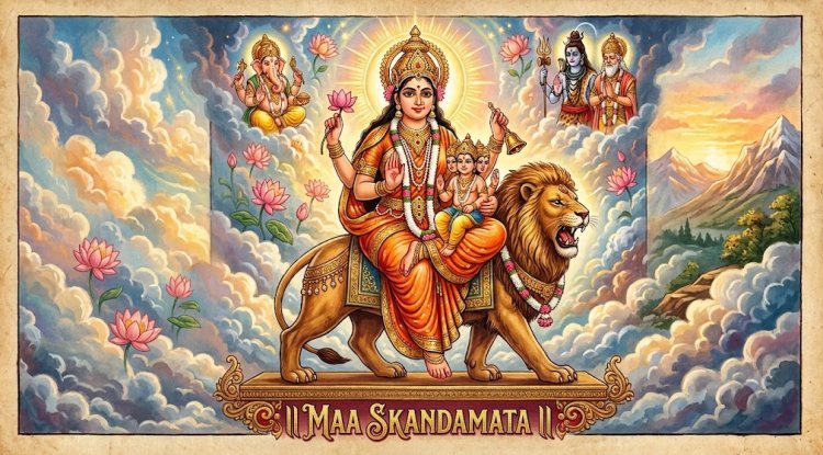 Lord Kartikeya Sits in Maa Skandamata’s Lap — Know the Special Secret Behind This Divine Form