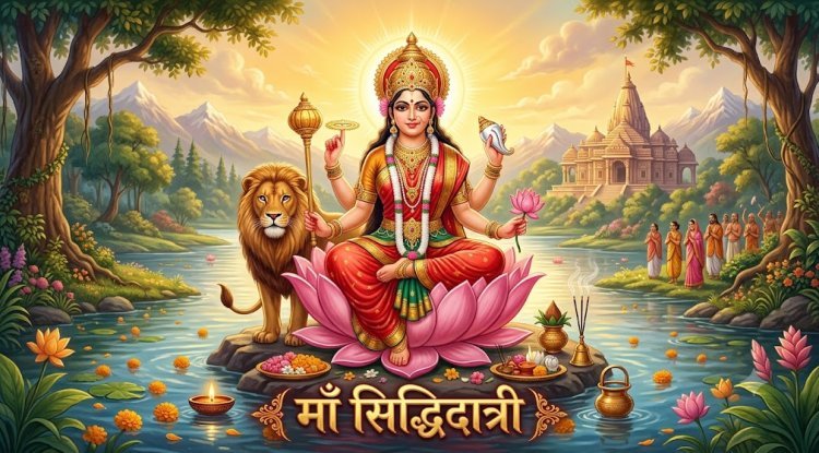 माँ सिद्धिदात्री की पूजा से कौन-कौन सी सिद्धियाँ प्राप्त होती हैं? जानिए नवरात्रि के अंतिम दिन का धार्मिक महत्व