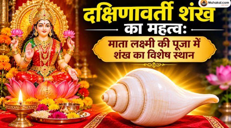 दक्षिणावर्ती शंख का महत्व: माता लक्ष्मी की पूजा में शंख का विशेष स्थान