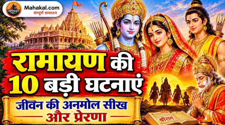 रामायण की 10 बड़ी घटनाएं: जीवन की अनमोल सीख और प्रेरणा