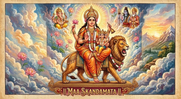 Lord Kartikeya Sits in Maa Skandamata’s Lap — Know the Special Secret Behind This Divine Form