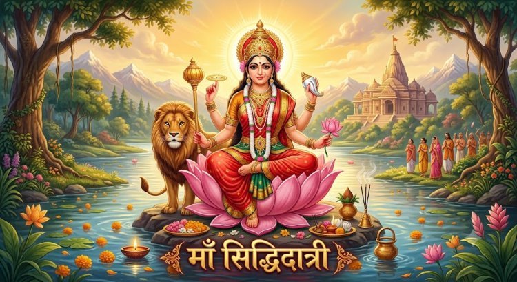 माँ सिद्धिदात्री की पूजा से कौन-कौन सी सिद्धियाँ प्राप्त होती हैं? जानिए नवरात्रि के अंतिम दिन का धार्मिक महत्व