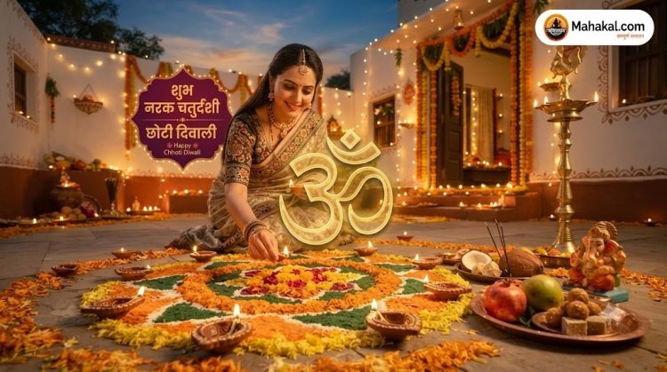 नरक चतुर्दशी छोटी दिवाली क्यों मनाई जाती है? जानिए नरकासुर वध, पूजा, दीपदान और धार्मिक महत्व